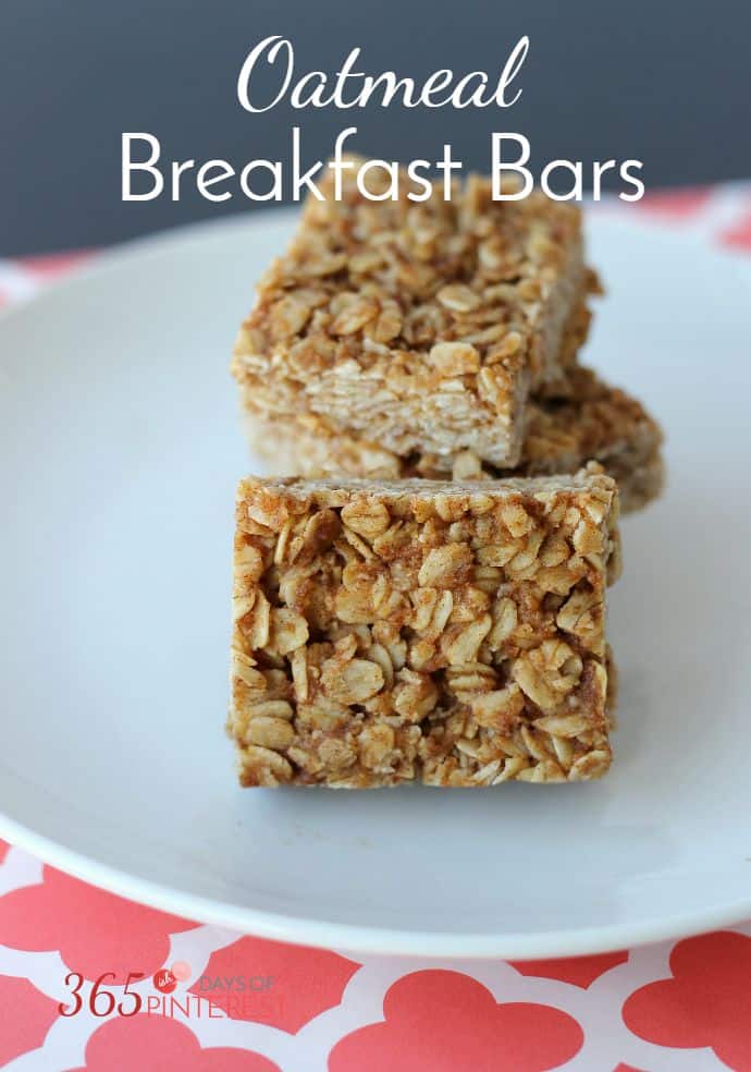 chewy oatmeal breakfast bars